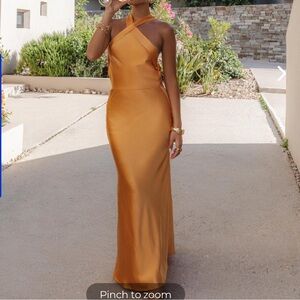 Selfie Leslie Halterneck Maxi Dress